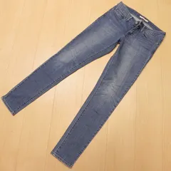 )19★【美脚】Levi's（リーバイス）711 SKINNY スキニー ストレッチ デニムパンツ インディゴ ジーンズ w27 古着