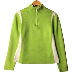 古着 00年代 トミーヒルフィガー TOMMY HILFIGER コットンニットハーフジップセーター レディースL相当/eaa572623