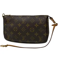 【在庫一掃】 ルイ・ヴィトン Louis Vuitton ポシェット アクセソワール メイク コスメ アクセサリーポーチ モノグラム ブラウン M51980 レディース 【中古】