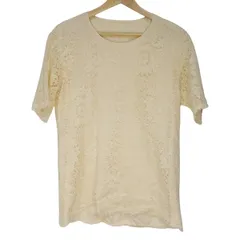 Drawer(ドゥロワー) 半袖カットソー サイズ36 S レディース - アイボリー クルーネック/レース