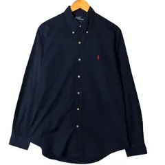 古着 ラルフローレン Ralph Lauren POLO by Ralph Lauren CUSTOM FIT 長袖 ボタンダウンシャツ メンズM相当/eaa585401