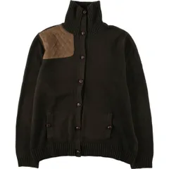 古着 ラルフローレン Ralph Lauren LAUREN ローレン ハイネック コットンニットカーディガン レディースXL相当/eaa585950