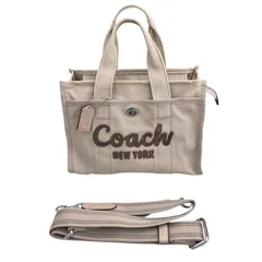 180053 COACH コーチ ショルダーバッグ カーゴトート 26 L2357-CP164  ベージュ 2WAY
