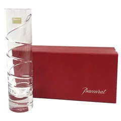 未使用品【Baccarat】 バカラ 花瓶 フラワーベース クリスタル 一輪挿し Baccarat クリスタル 花瓶 バカラ 花瓶 ○ 一輪挿し フラワーベース