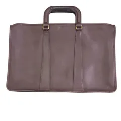 180053 COACH コーチ ビジネスバッグ F6C-5286  ダークブラウン レザー