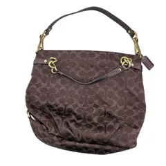 180053 COACH コーチ ハンドバッグ ブラウン 2WAY