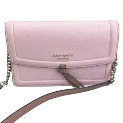 180053 Kate Spade ケイトスペード ショルダーバッグ ピンク/ホワイト レザー