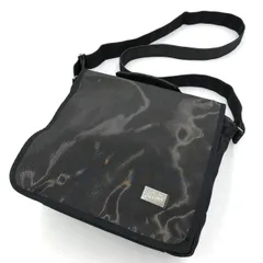 希少 ジャンポールゴルチエ オム ショルダーバッグ マーブル柄 黒 アーカイブ