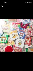 韓国雑貨 文房具 自作創作キャラクター スティッカー シール 100セット まとめ売り