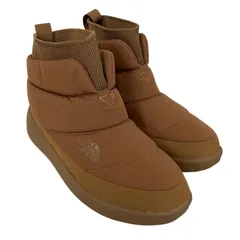 170051 現状品 THE NORTH FACE　ヌプシ ブーティ ウォータープルーフ ニット ミニ 24cm ブラウン