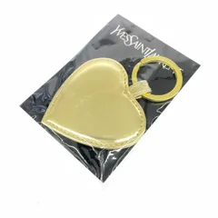 YvesSaintLaurent(YSL) イヴサンローラン キーリング付ミラー  ノベルティ/YSLロゴ/ハート型    ゴールドカラー レディース / 240001183184