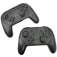 186000 動作確認済み Nintendo 任天堂 ニンテンドウ Switch Pro プロコン ブラック 2点まとめ売り