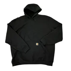 186001 現状品 Carhartt カーハート フード付きパーカー　2XL ブラック コットン/ポリエステル メンズ