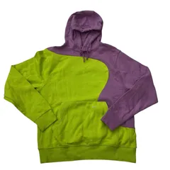 186001 現状品 NIKE ナイキ フード付きパーカー　Mサイズ ライトグリーン/パープル コットン/ポリエステル ユニセックス