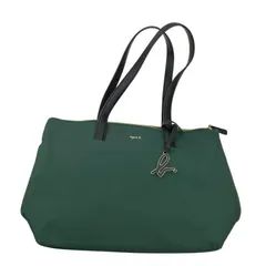186000 現状品 agnes b. アニエスベー トートバッグ　ポーチ＆ストラップ付き　 グリーン