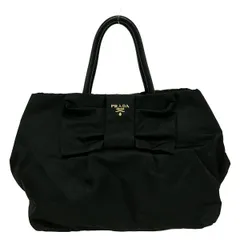 PRADA(プラダ) トートバッグ - 黒 レザー
