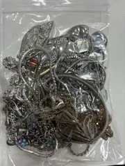 イミテーションアクセサリー　シルバー系まとめ500g