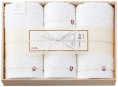 今治謹製　白織タオル　 タオルセット	SR23080		  バスタオルフェイス×2 フェイスタオル×2