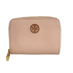 TORY BURCH(トリーバーチ) コインケース - ライトピンク ラウンドファスナー/キーリング付き レザー