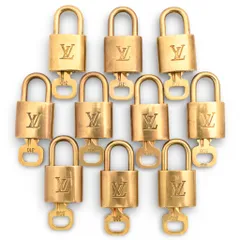 ルイヴィトン カデナ 10点セット パドロック 南京錠 鍵付き Bランク lv6917cc