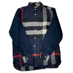 186005 現状品 BURBERRY バーバリー チェック柄 長袖シャツ M メンズ