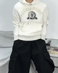 アバクロンビー y2k ダメージ 起毛 フードTシャツ