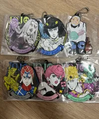 ジョジョ 一番くじ K賞 ラバー コースター キーホルダー 6点 まとめ ミスタ ブチャラティ ジョルノ