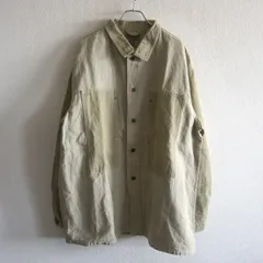 【サイズ52】 NIGEL CABOURN 【UTILITY JACKET COTTON LINEN DENIM】カーキ デニム ナイジェルケーボン ユーティリティー ジャケット s2601022のサムネイル