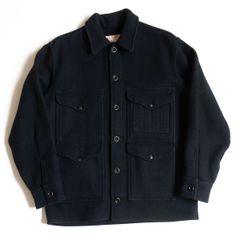 【美品】FILSON【ダブルマッキーノ クルーザー ジャケット】38 ブラック USA製 フィルソン 26010455
