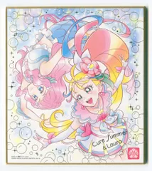 バンダイ プリキュア色紙ART 4弾/2557873 キュアサマー&ローラ 14