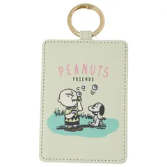 【メール便】スヌーピー 定期入れ シングルパスケース 情景 YE ピーナッツ マリモクラフト ICカードケース キャラクター グッズ 