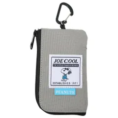 【メール便】スヌーピー キーケース＆定期入れ リール付きキーパスポーチ GY ジョークール ピーナッツ マリモクラフト キー＆パスポーチ ICカードケース 鍵ケース キャラクター グッズ 