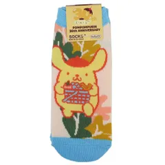 【メール便】ポムポムプリン 女性用靴下 レディースソックス お買い物 サンリオ スモールプラネット キャラックス 大人向け キャラクター グッズ 