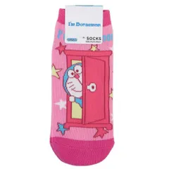 【メール便】アイムドラえもん 女性用靴下 レディースソックス どこでもドア PK サンリオ スモールプラネット キャラックス 大人向け アニメキャラクター グッズ 
