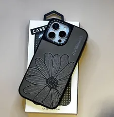 人気 デイジーフラワー iPhoneケース 鏡面 CASETiFY 耐衝撃 ケースティファイ きょうめんスマホケース iPhone17/17pro/iPhone17Air/iphone16/iphon