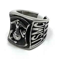 ＵＳ．MARINE．ミリタリーリング 新品 94-