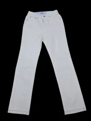 レディース デニム パンツ 白 ズボン