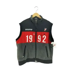 ポロバイラルフローレン Polo by RALPH LAUREN STADIUM 1992 フリースベスト メンズ import：L 