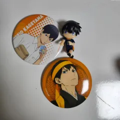ハイキュー 影山 バッジ＆フィギュア まとめ