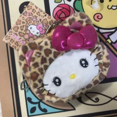 Sanrio レオパード（ヒョウ柄） hello kitty（ハローキティ） ギャル猫 FACE型 ポーチ