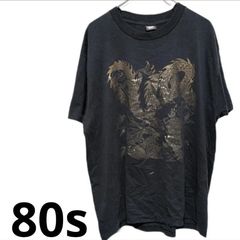 希少 80s TROCADERO フランス ヴィンテージ Tシャツ 黒 XL相当 - メルカリ