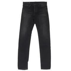 【ドンドン見直し】未使用品△MINEDENIM マインデニム FPK107NUD S.Slim STR 5ポケット USD コットン スキニー デニムパンツ ブラック系 30 日本製 正規品 メンズ