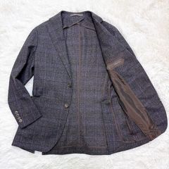 J6265 美品 タリアトーレ モンテカルロ チェック柄アンコンジャケット