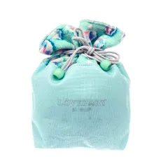 LOVERARY BY FEILER フェイラー 巾着ポーチ  ラブラリー/シェニール織/ L/CRS-233036/クリスタルシュガー   ライトブルー レディース / 240001183169