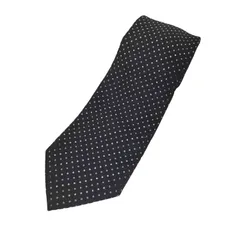 バーバリーブラックレーベル BURBERRY BLACK LABEL シルク ドット ネクタイ メンズ 表記無 