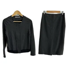 theory luxe(セオリーリュクス) スカートスーツ レディース美品  - ダークグレー