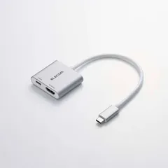 エレコム MPA-CHDMI100SV USB Type-C HDMI 変換アダプタ 日本メーカー