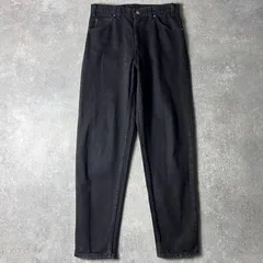 90s USA製 Levis 550 ブラック デニム パンツ 34 32 / 90年代 リーバイス アメリカ製 オールド ジーンズ ジーパン 黒 テーパード