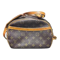 LOUIS VUITTON ルイヴィトンブロワM51221 モノグラム ショルダーバッグ ブラウン × ゴールド