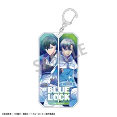 【新品/公式】ブルーロック_スリムキーホルダー（ペア）　潔 世一・糸師 凛／サイバーパンクリバイバル　カミアニTOUCH 公式グッズ colleize